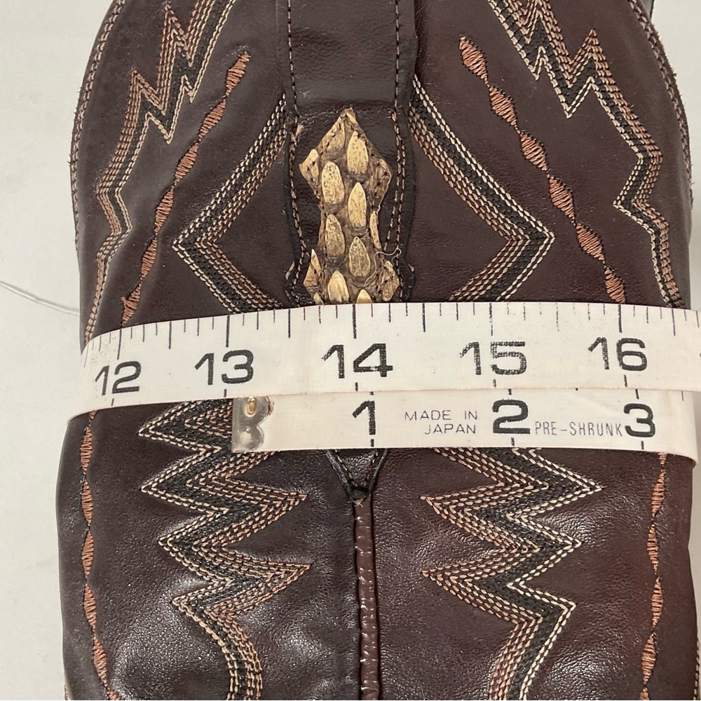 Lucchese 2000 Canebrake Rattlesnake | USA Made | Timber Snakeskin | Men’s 8 D - Picture 9 of 16